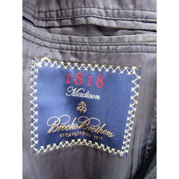 Brooks Brothers Blazer 46 Long Sport Coat Madison Jacket Wool Preppy - Picture 11 of 13